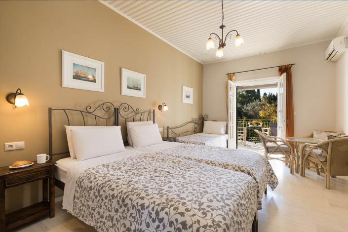 Villa Anthoussa Paleokastritsa - 3 bed apartments room - Corfu Island
