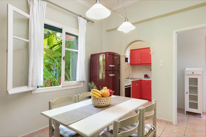 Villa Anthoussa Paleokastritsa - 4 bed apartments kitchen - Corfu Island